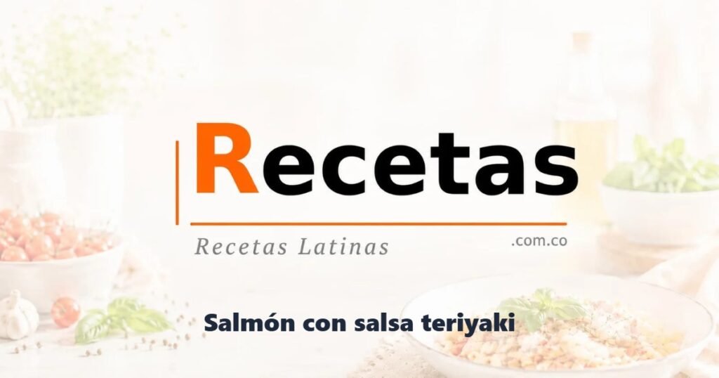 Salmón con salsa teriyaki