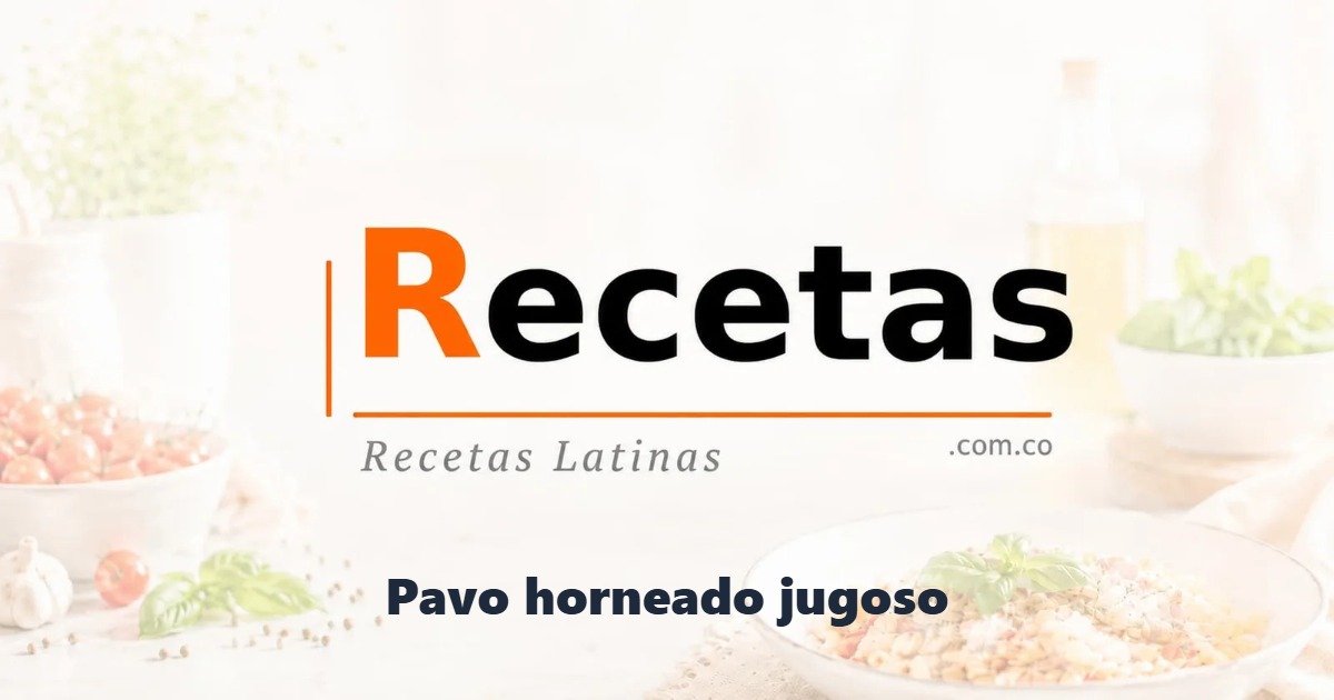 Pavo horneado jugoso