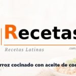 Arroz cocinado con aceite de coco
